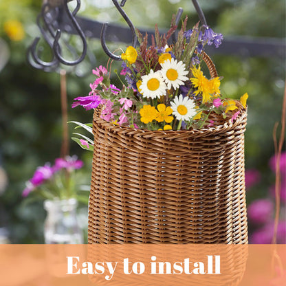 Wall Hanging Decorative Storage Flower Basket