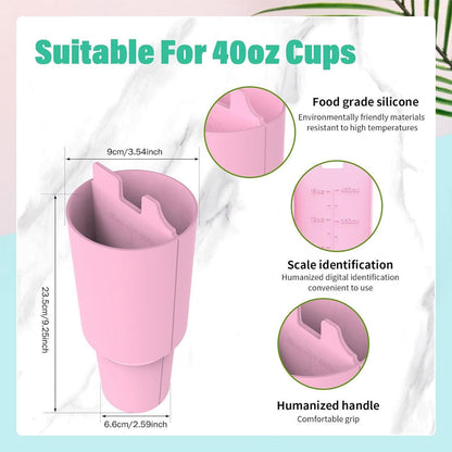 40oz Water Cup Special Silicone Double Drinking Cup Liner